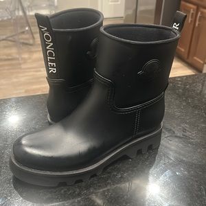 Moncler black boots
